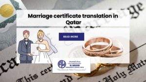 Marriage Certificate Translation