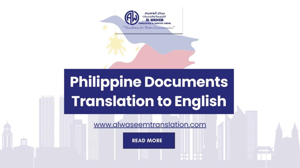 Philippine Documents Translation