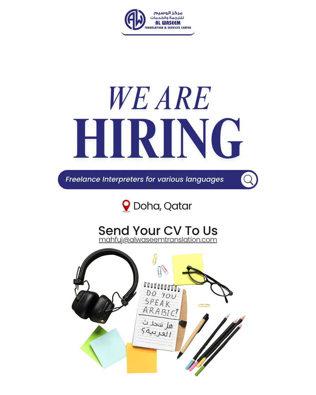 Freelance Interpreters for various languages